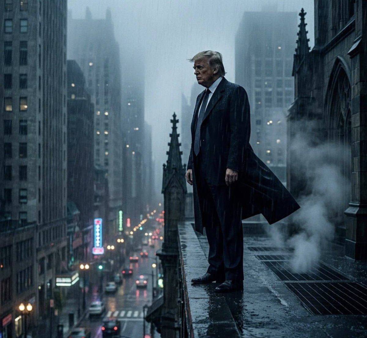 barronXspace's tweet photo. Through the rain and the attacks, he remains unbowed. Do you still trust him? Like if you stand with Trump! 🇺🇸
#MAGA https://t.co/EqfNqmDBQ5