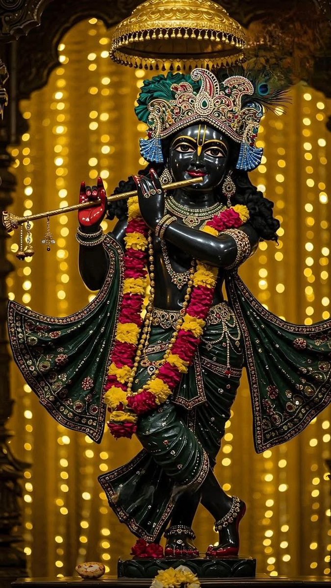 VairagiUvaaCH's tweet photo. ॐ कृष्णाय वासुदेवाय हरये परमात्मने। 
प्रणतः क्लेशनाशाय गोविंदाय नमो नमः।।

करारविन्दे न पदारविन्दं मुखारविन्दे विनिवेशयन्तं
वटस्य पत्रस्य पूटे शयानं बालं मुकुन्दं मनसा स्मरामि। https://t.co/qoYxRzon4X