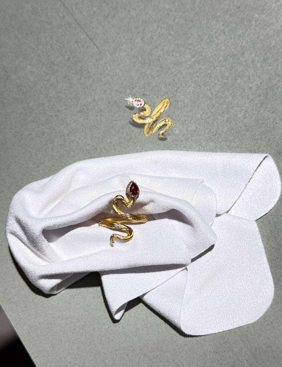 CrystalWandaE's tweet photo. The hardest part of a snake ring is not making it look realistic.

We co-developed this ring. The snake forms the ring’s structure, not just decoration.

Shape vs wearability  which matters more for motif jewellery?
#FineJewellery #JewelleryDesign https://t.co/nLCEhWnwQO