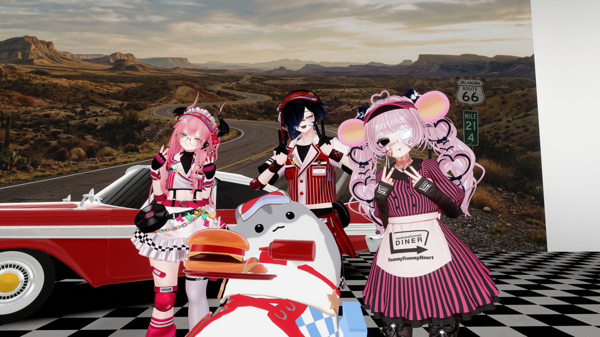 usaganesaru's tweet photo. お写真もありがとうございました～②

色々撮影スポットつくって正解でしたわ

#ダイナー改変集会 https://t.co/OOqJM86nsu