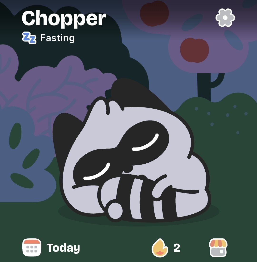 leriasco's tweet photo. i've been trying out different cal counting apps and so for I'm in LOVE with bitepal
- no weight goal limit 
- connected to your phone's step tracker!!
- tracks cals, carbs, fats and protein
- he's a little creature and goes to sleep during intermittent fasts ;v; https://t.co/6S9NmWNDzN