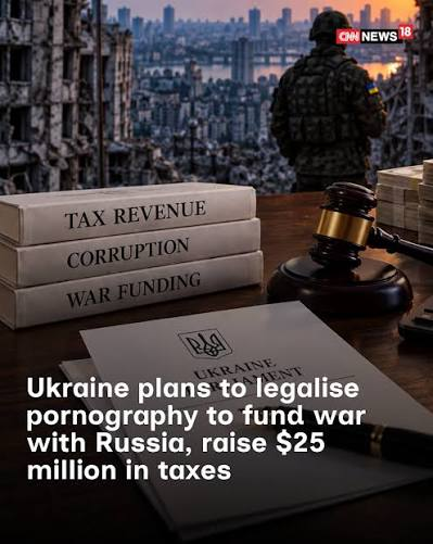 Ukraine decriminalizing porn tax