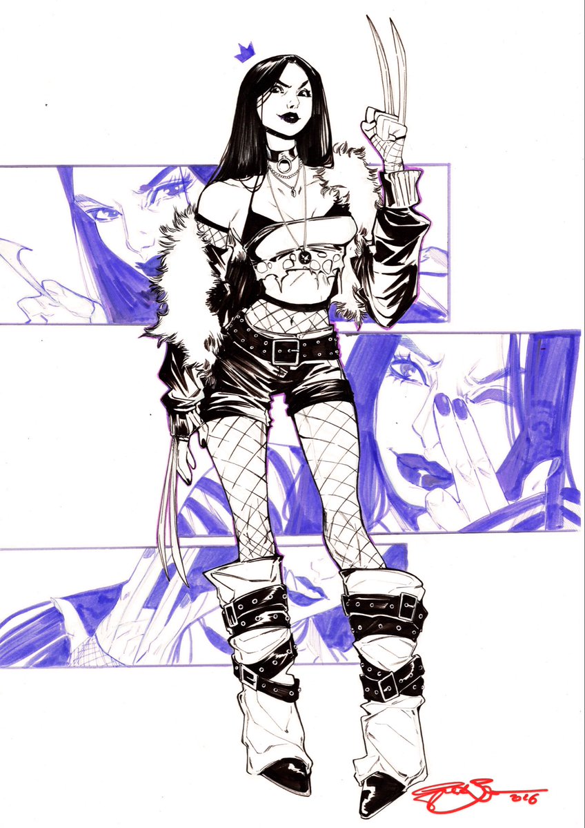 GiadaBelvi_art's tweet photo. Laura Kinney Wolverine Commission for NYCC

SNIKT!

For originals and commissions please contact @comixartconnect 

#x23 #wolverine #marvel #laurakinney #snikt https://t.co/yxDZu3eggL