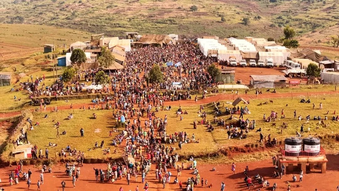 RetoucheWo51132's tweet photo. 🛑 Urgent  #Ituri : Plus de 3 100 civils ont fui les violences armées et se sont réfugiés auprès de la #MONUSCO à Rhoo, dans le territoire de #Djugu, en Ituri. Parmi eux, près de 1 600 femmes et 900 enfants ont bénéficié de la protection des Casques bleus bangladais après les affrontements signalés dimanche entre des groupes armés, notamment la #CODECO et la #CRP. La #MONUSCO a également pris en charge neuf personnes, dont deux hommes blessés par balle. La situation reste tendue ce lundi dans plusieurs localités, notamment à Blukwa et Gina, où des tirs ont encore été signalés.