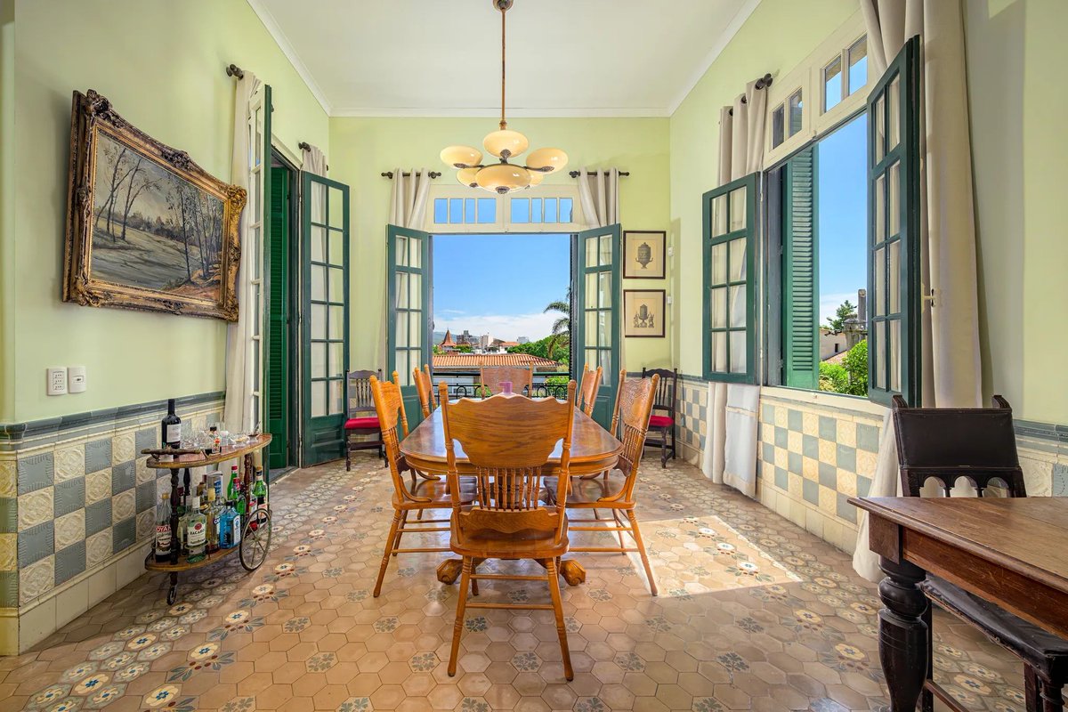 itsjacksworld's tweet photo. Uruguay has the same old-world coastal life people fly to Italy and France for.

Like this 1912 mansion in Piriápolis, 650 feet from the beach.

Fully restored. 6 bedrooms, 4 bathrooms, 3,900 sq ft, and a rooftop terrace over the bay.

Two saunas and a separate guest apartment.

Piriápolis is a small beach city with a long waterfront, a marina, and restaurants along the bay.

The house was built by Francisco Piria, the man who founded the city.

$675k.

Uruguay is safe, stable, and calm, with a coastline full of gems like this.