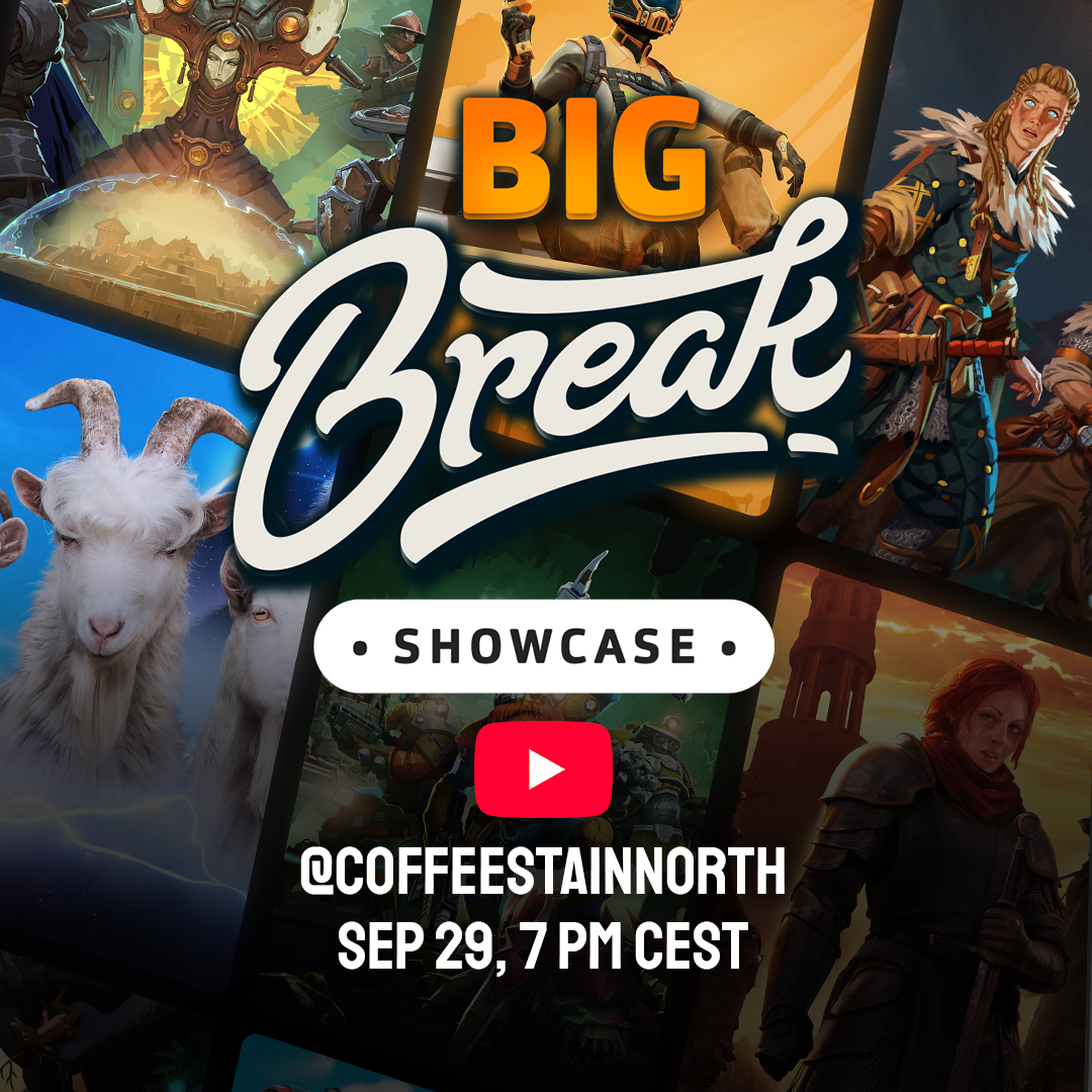 GoatSimulator's tweet photo. The Big Break Showcase is now live!

Watch the full show here: https://t.co/gXTuRdPNn6

#bigbreakshowcase #coffeestain https://t.co/klexvRzSlz
