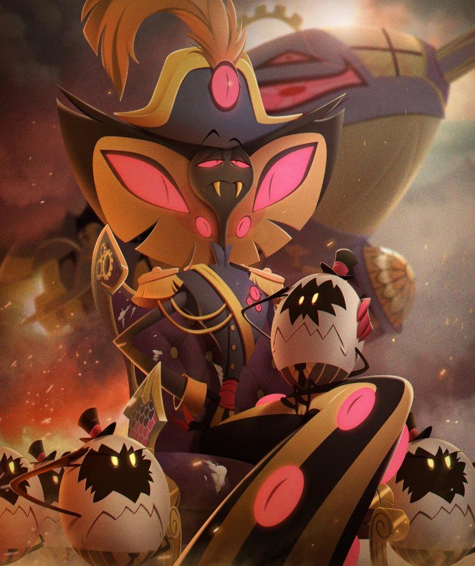 fandomis4ever's tweet photo. What if the key to redemption is overcoming / reversing your sin or the thing that lead to your sin? 

Pentious sinned by staying silent due to self preservation &amp; cowardice, yet his redemption was based in self sacrifice and bravery. 

#hazbinhotel https://t.co/jMzcFgnSAF