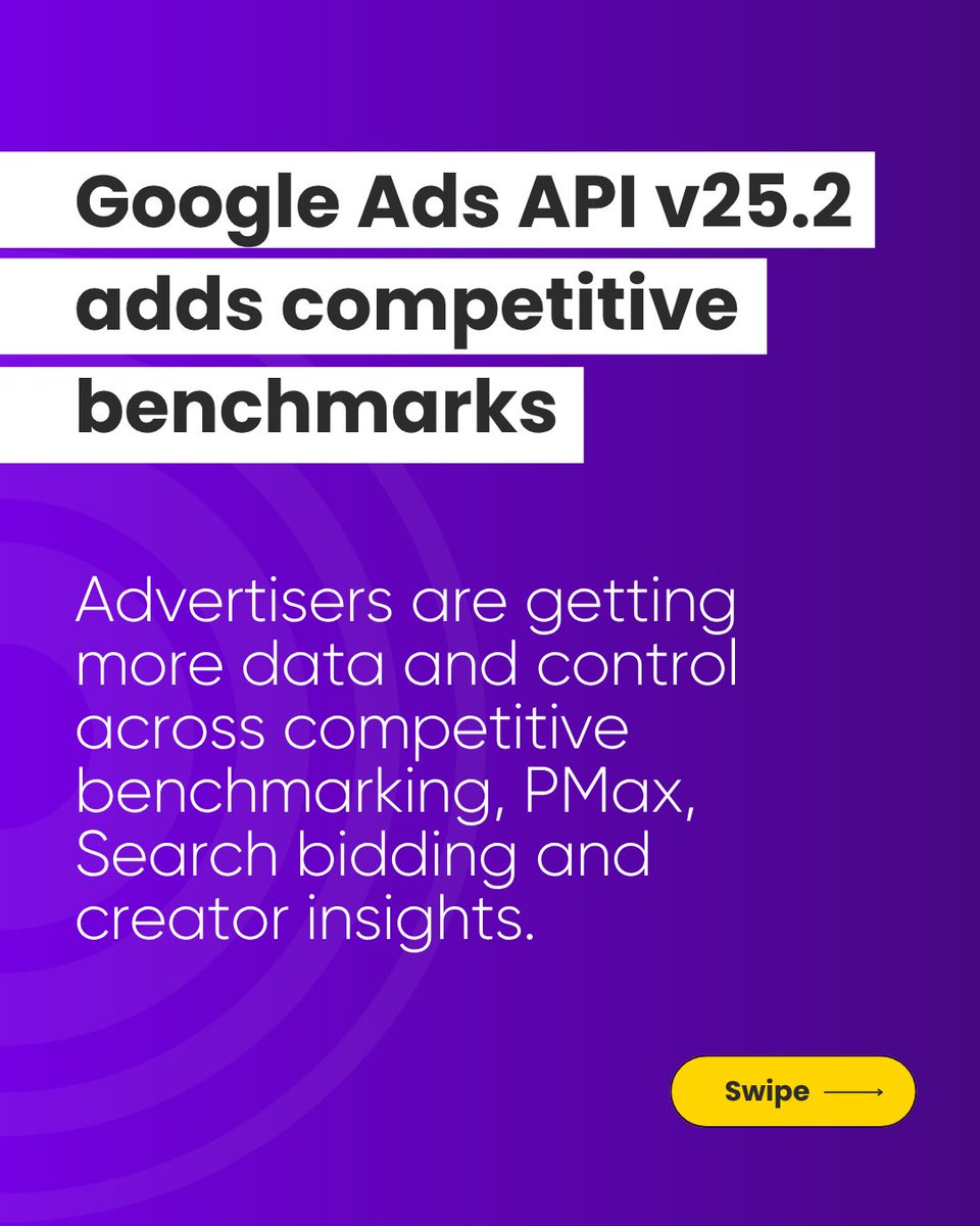 InModo25's tweet photo. In this week's digital news:

🤝 Google Ads API v25.2 adds competitive benchmarks
🌐 AI Max now speaks seven more languages
❌ Google rolls out September 2026 spam update
💻 Google Search Console introduces multimodal filter

And more, https://t.co/VxvrJzoiLL https://t.co/xpzMy6XWyV