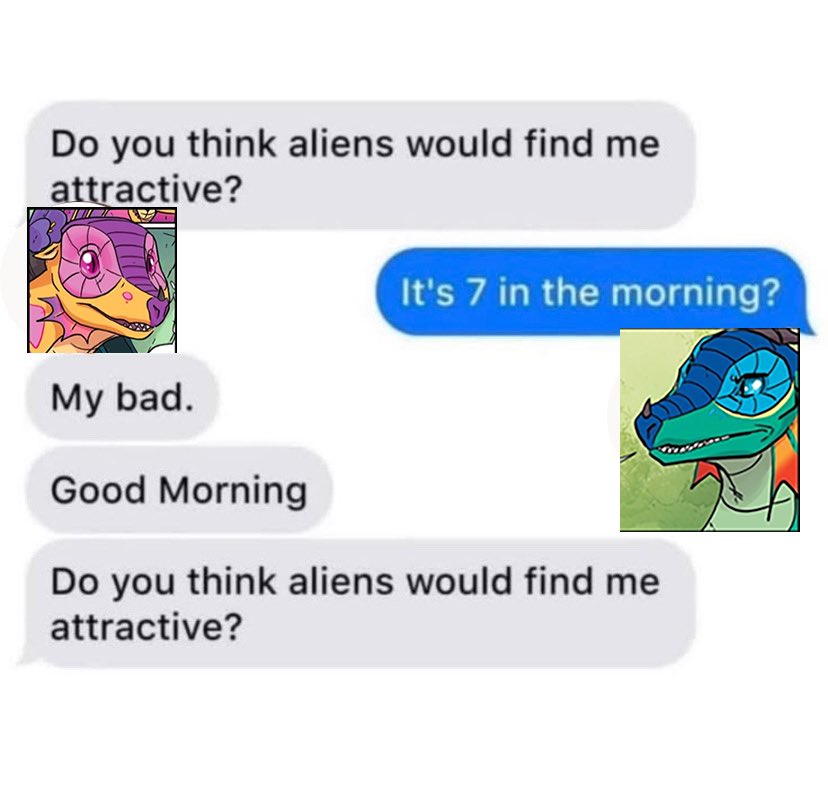 FlameJMA7889's tweet photo. The answer is yes btw, I’m pretty sure Kinkajou is an alien. She’s definitely weird enough to be one 👽 https://t.co/dRlua7Mada