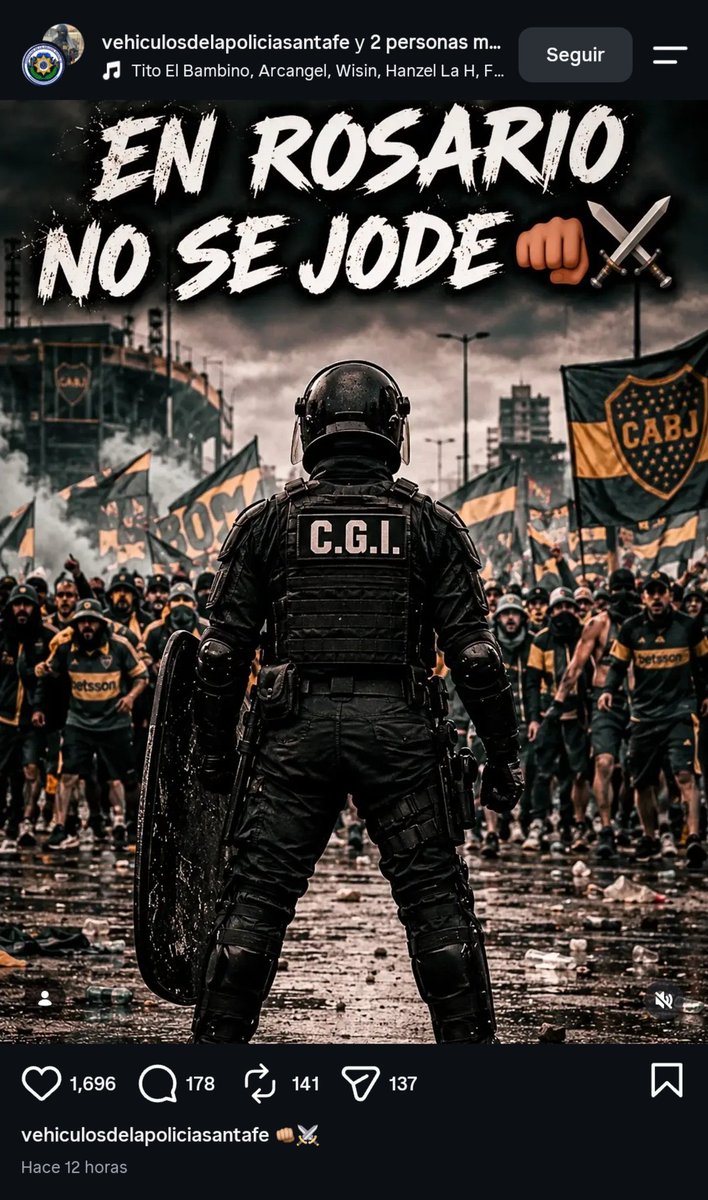 Barras_LATAM's tweet photo. Una vergüenza estos posteos, se hacen los vivos encima.

Ayer le pegaron y gasearon a chicos, a familias, a gente que tenía su entrada en mano, tanto del lado de Racing como del lado de Boca.

Ayer buscaron que pasara algo grave, y por suerte la gente no cayó en el juego de estos.