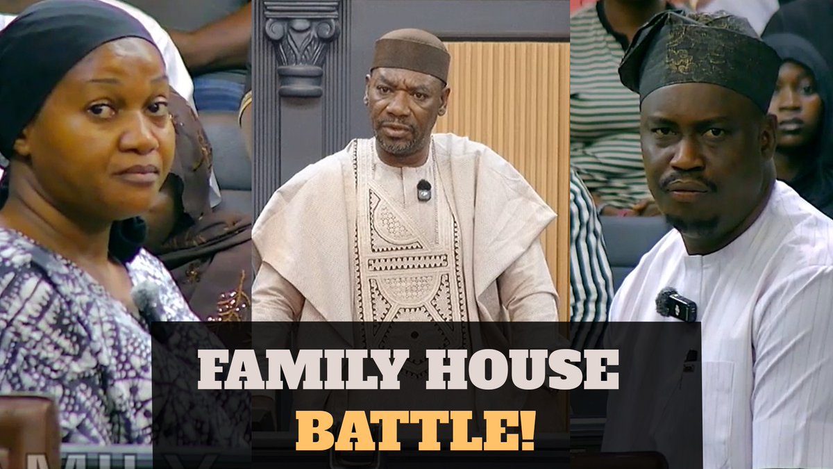 breketeConnect's tweet photo. “OUR FATHER SAID NEVER SELL IT!” Family Battles Over House Senator Abba Moro Wants to Buy

A woman from Benue State has brought a family property dispute to Brekete Family, involving a house she says belonged to their late father, a Colonel.

According to the complainant, before their father died, he instructed his children not to sell the family home.

She said that after his death, a man approached the family and told them that his boss was interested in buying the property. The family allegedly informed him that the house was not for sale.

According to her, the man subsequently approached some of her siblings privately, and some allegedly collected money from him. She said she continued to refuse to support the proposed sale.

The woman further alleged that a representative of Senator Abba Moro threatened her several times and that, on one occasion, people came to her home and allegedly forced their way inside.

The senator's representative later appeared at the studio to present his side of the story.

After hearing from both sides, the Ordinary President directed the family to consult among themselves and return with a possible solution, explaining that the matter would proceed to mediation.

The case raises questions about family ownership, consent among heirs, alleged payments made during the dispute, and the competing claims surrounding the proposed sale of the property.
Video 👉🏿 https://t.co/oiD1apRD03