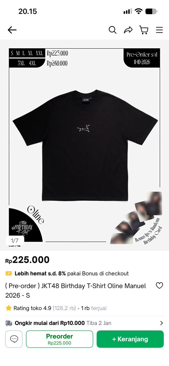 olinara_'s tweet photo. WOWW, TEMBUS 1K!! 😭🖤

BDTS CICI OLINE SUDAH MENCAPAI 1.000+ PCS! 🥳
Keren banget 😆 terima kasih banyak buat teman-teman yang sudah ikut meramaikan dan mengamankan BDTS Cici Oline 🥹

Buat yang sampai sekarang masih belum checkout.. tenang masih ada waktu kok~ PO BDTS Cici Oline masih dibuka sampai 11 Oktober 2026 ✨

🔗 https://t.co/DmQwxJsNPR
