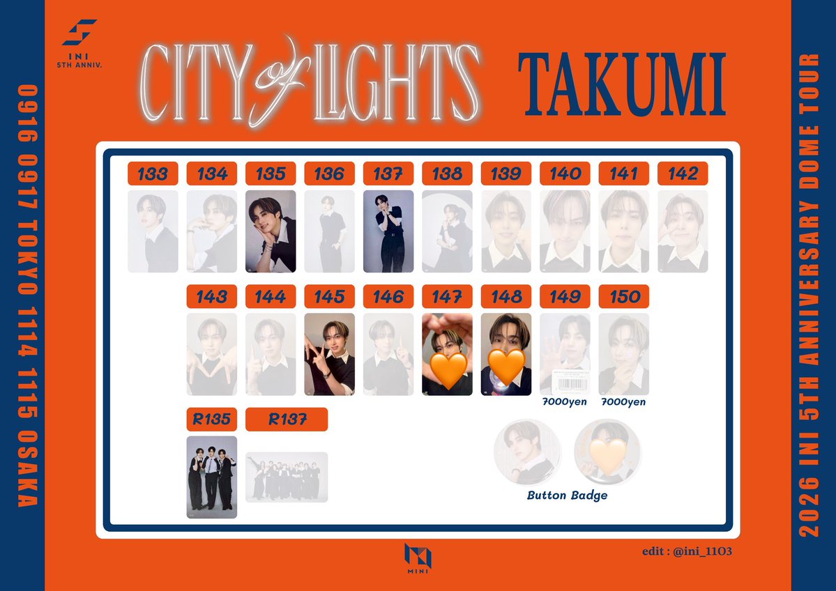minitomato_6's tweet photo. INI 交換 特典 カプセル ラントレ

《譲》未使用シリアル

《求》尾崎💖>>>🧡>無印
⭐️激求 pulseリミスト・顔アクキー
キーキャップ 尾崎田島松田
松田141・会場限定

引用先との交換大歓迎です！
松田は東ド・ナゴド落下物尾崎付けてくださる方優先です😖
お気軽にお声掛けください✨🙇🏻‍♀️

#INI交換 https://t.co/TMcv7bJnSX