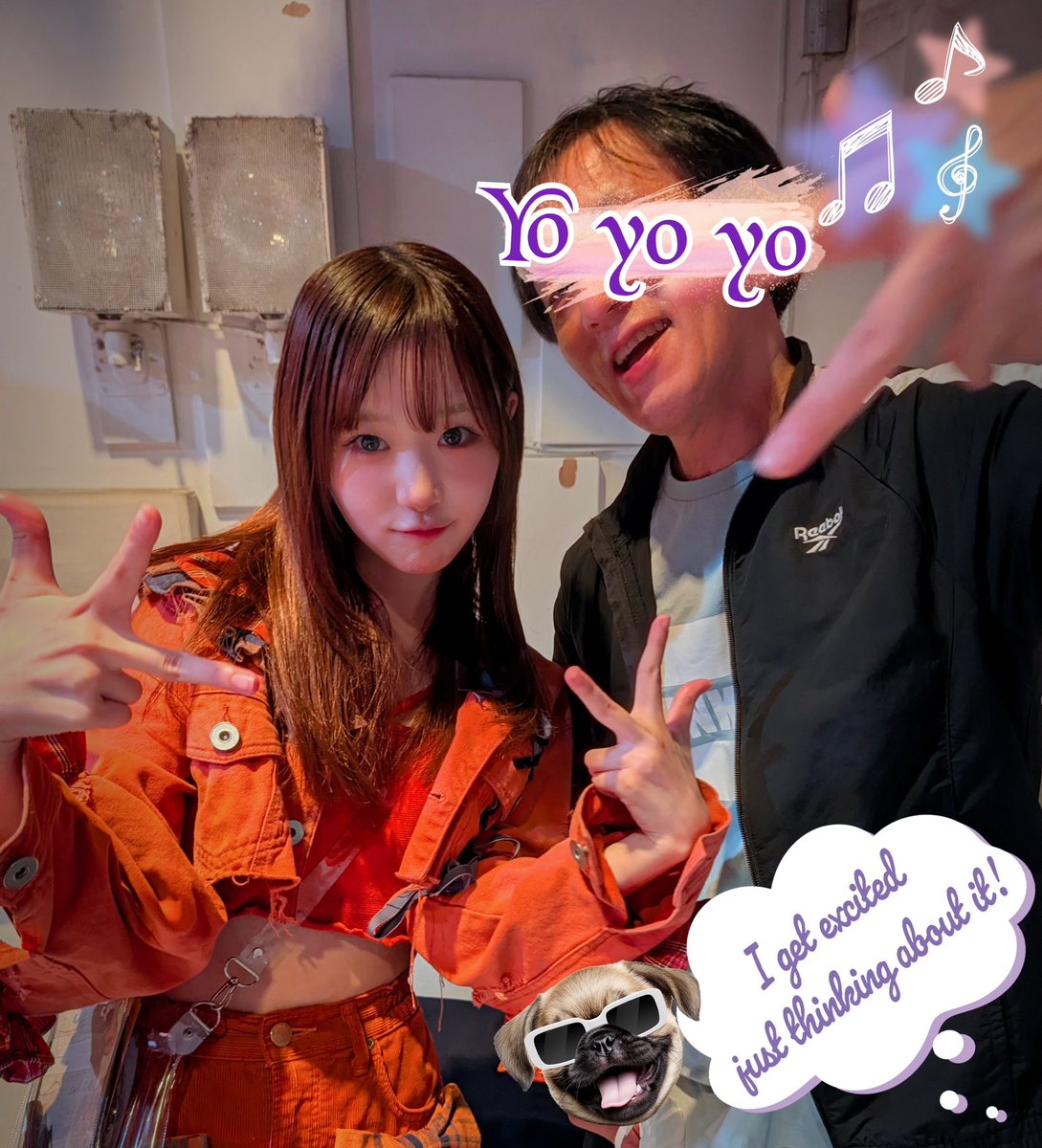 tabasako's tweet photo. 昨日は #８われ くぅちゃんと撮ったyo📸アイドルで歯科衛生士でBeatmakerで何でも出来ちゃうめちゃ器用✨🤩将来楽しみダ‼️結構前からいるよねって言われて調べてみたら去年5月そこからツキイチ、4月のワンマンからシュウイチペースになってたワンマンでまたファン増えちゃうー😉写真は月初の
#胡桃 https://t.co/PwfBjXnPuz