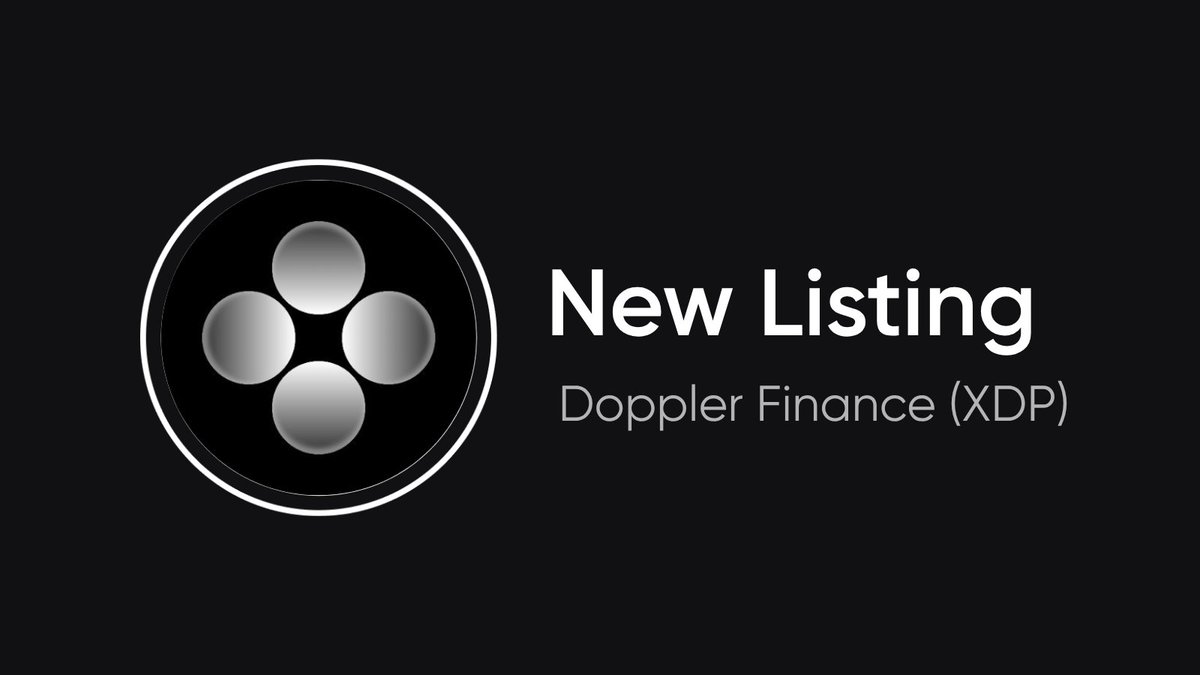bitvavocom's tweet photo. New listing - Doppler Finance (XDP) 🚀             

You can now find $XDP @doppler_fi on Bitvavo.       

Explore it here ➡️ https://t.co/OxTVpIPZog https://t.co/jtbxkGL90q
