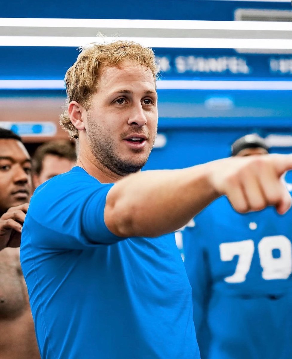 pdubyaa's tweet photo. Goff was blitzed on 44.4% of dropbacks yesterday: 

14/14
148 Yards
1 Touchdown 

Great day from QB1 Yesterday under pressure 🎯 https://t.co/NlAh6Fkiol