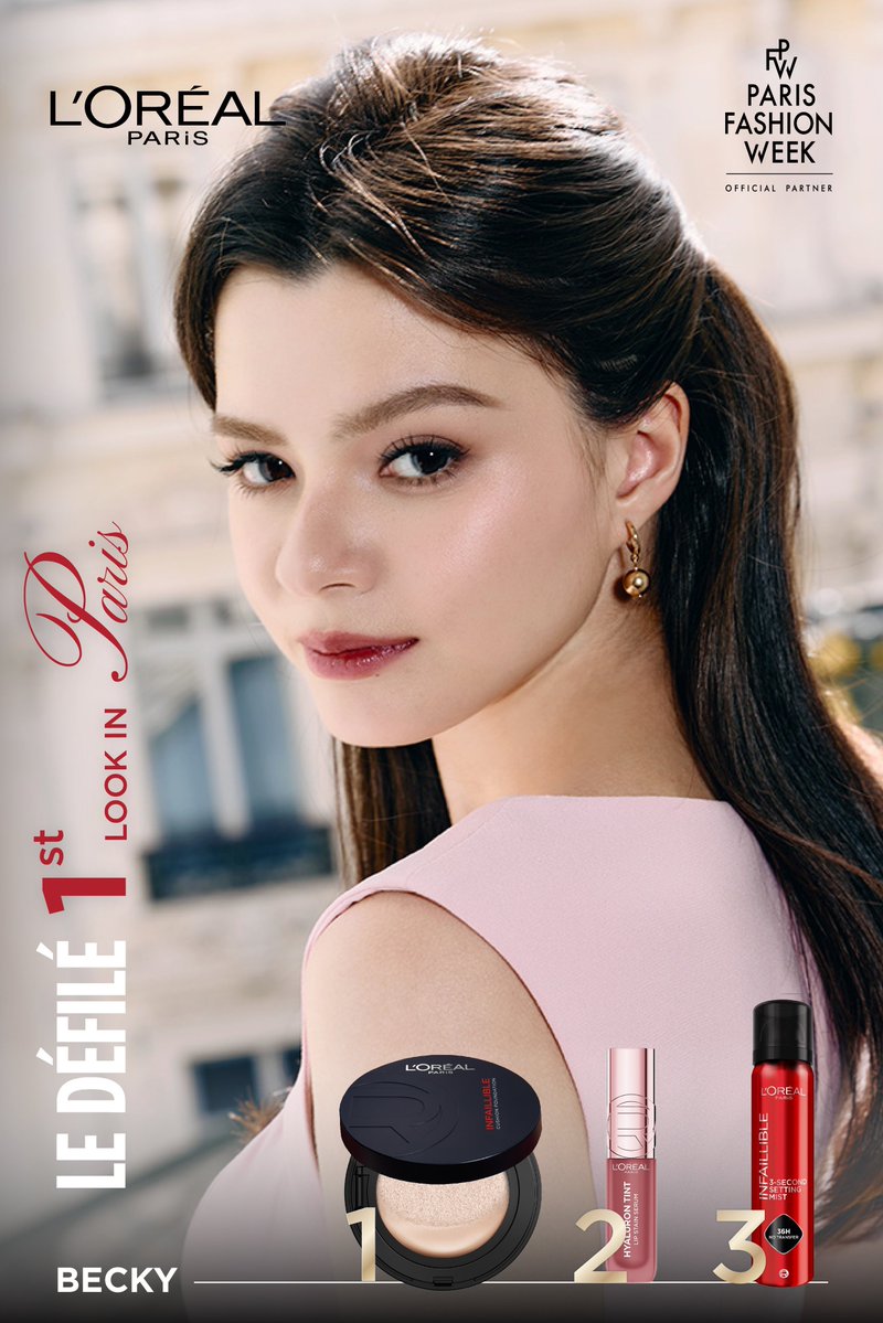 pangmak2026's tweet photo. ปังมาก!
หรูหราสง่างามสไตล์ปารีส! “เบ็คกี้ รีเบคก้า” เผยลุคแรก Parisian Elegance ร่วม L’Oréal Paris 

#LEDEFILELOREALPARIS #WALKYOURWORTH
#WORTHIT #LOREALPARISMAKEUP #Makeup #beckyarmstrong https://t.co/ZvPNlvAwPp