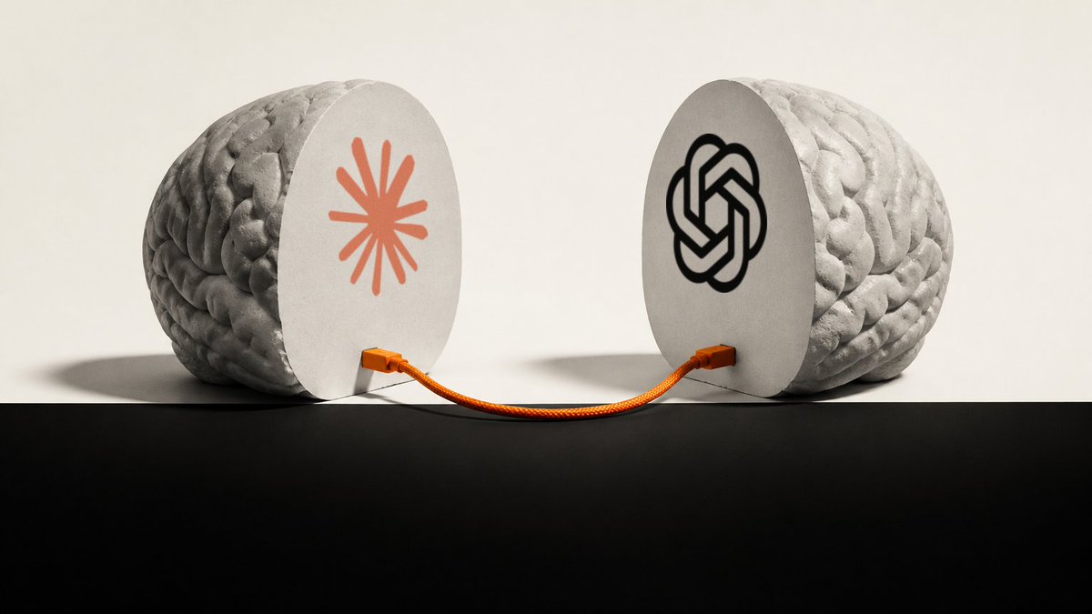 SlopTVedits's tweet photo. Two of the most capable AI models on sale can't make a single frame of video.

Claude Fable 5.1 finishes things. GPT-6 Astra sees space. Their benchmarks split where the split-brain research drew its line.

Why a 2026 video pipeline needs both halves ↓ https://t.co/tbW4hDSxZH