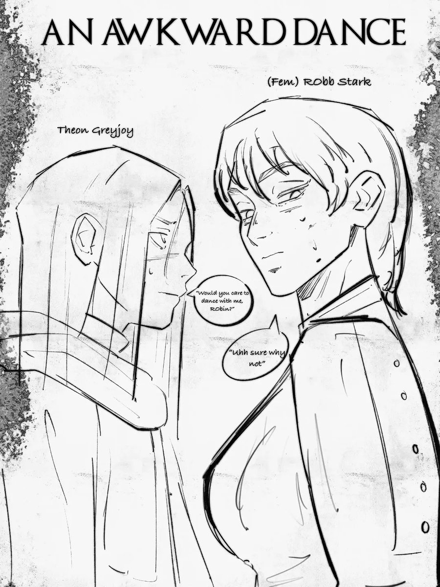 Rainboria's tweet photo. (Fem) Robb Stark and (Masc) Theon art #asoiafart #fanart #robbstark #theongreyjoy https://t.co/7osTRCNJdu