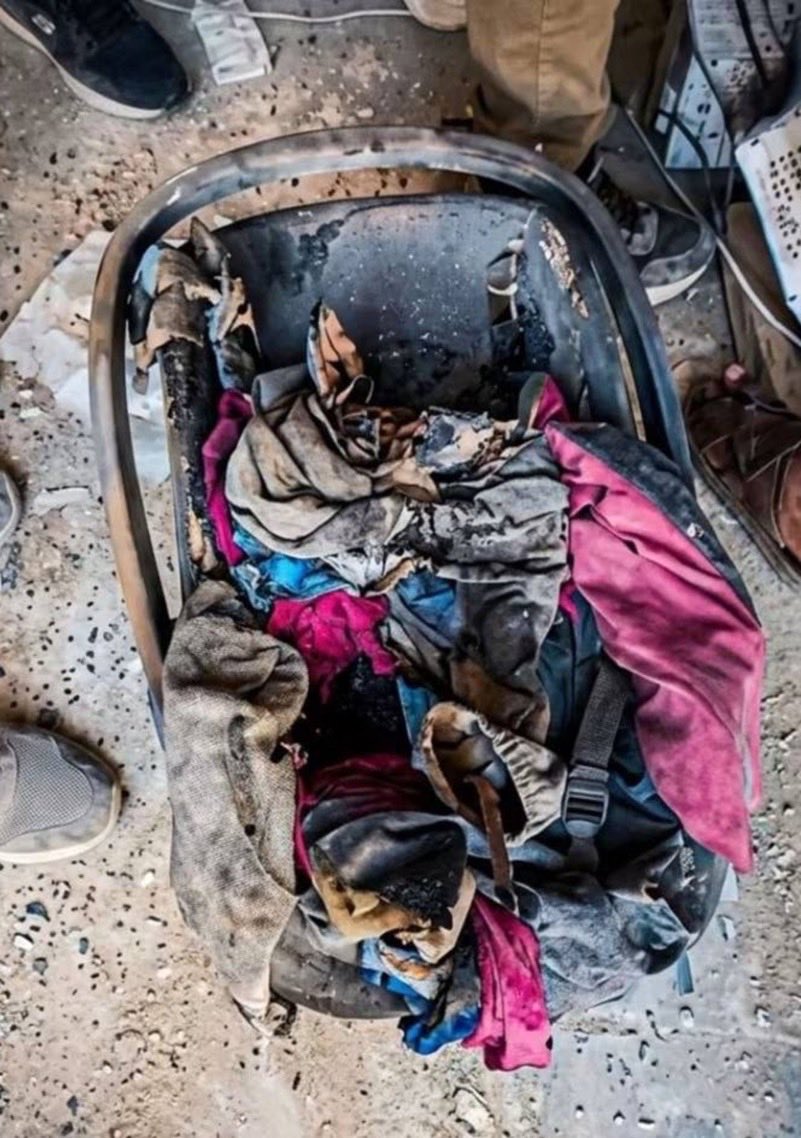 hippyygoat's tweet photo. They found the remains of a Hamas fighter inside his crib…

He was buried under the rubble of his parents’ home, bombed by “the world’s most moral army” https://t.co/95M1SwkSbw