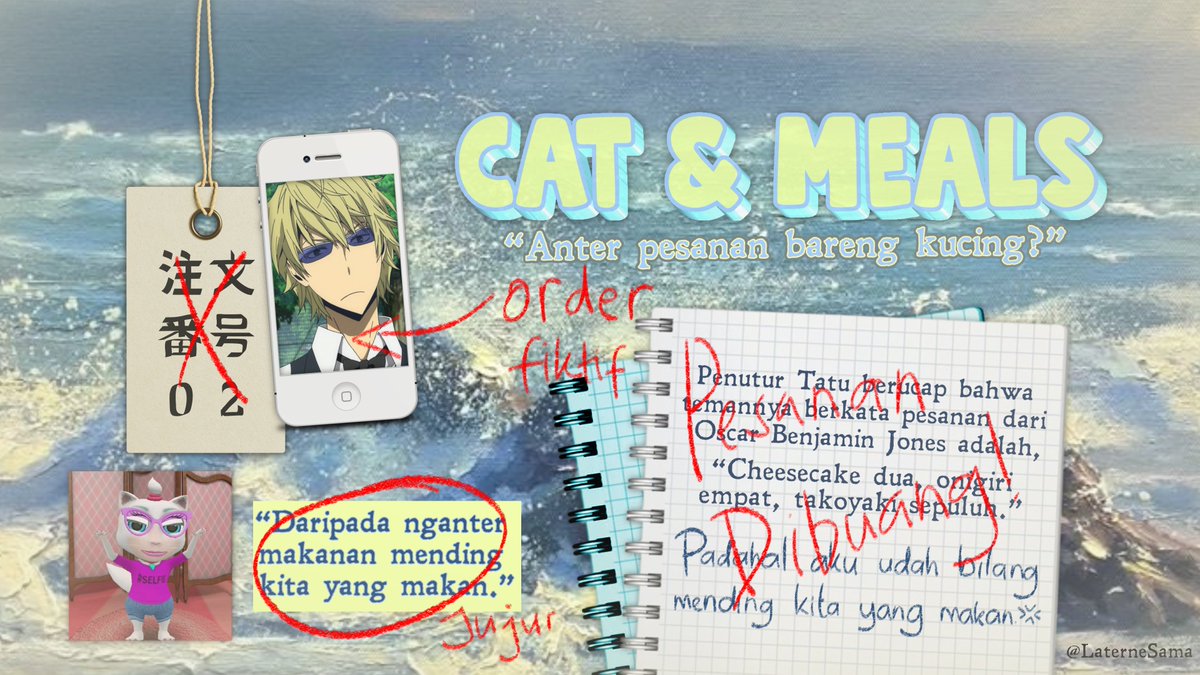LaterneSama's tweet photo. ⠀
                        Pesanan Kedua
                           > 8:15 PM < 
            Catatan Pesanan Dibuang https://t.co/ajWlPiMJUB