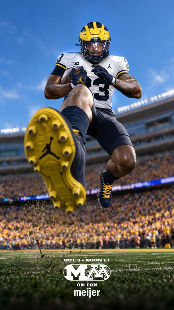 UMichFootball's tweet photo. Going on the road for the first time this season https://t.co/a6a1VCfekX