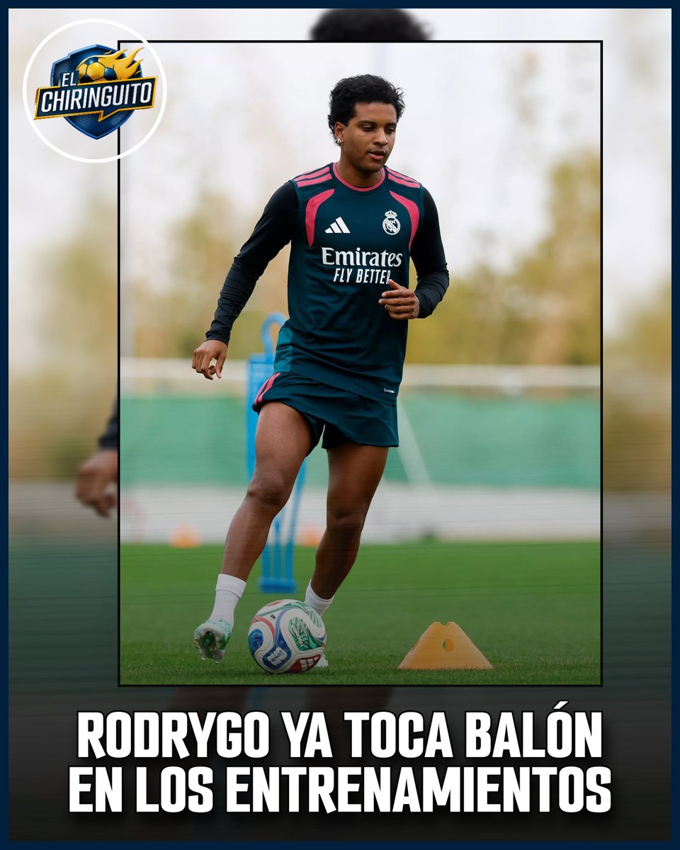 elchiringuitotv's tweet photo. 🇧🇷 El REGRESO de RODRYGO, cada vez MÁS CERCA.
⚽️El brasileño ya toca balón en los entrenamientos. https://t.co/hb2fNJpHGE