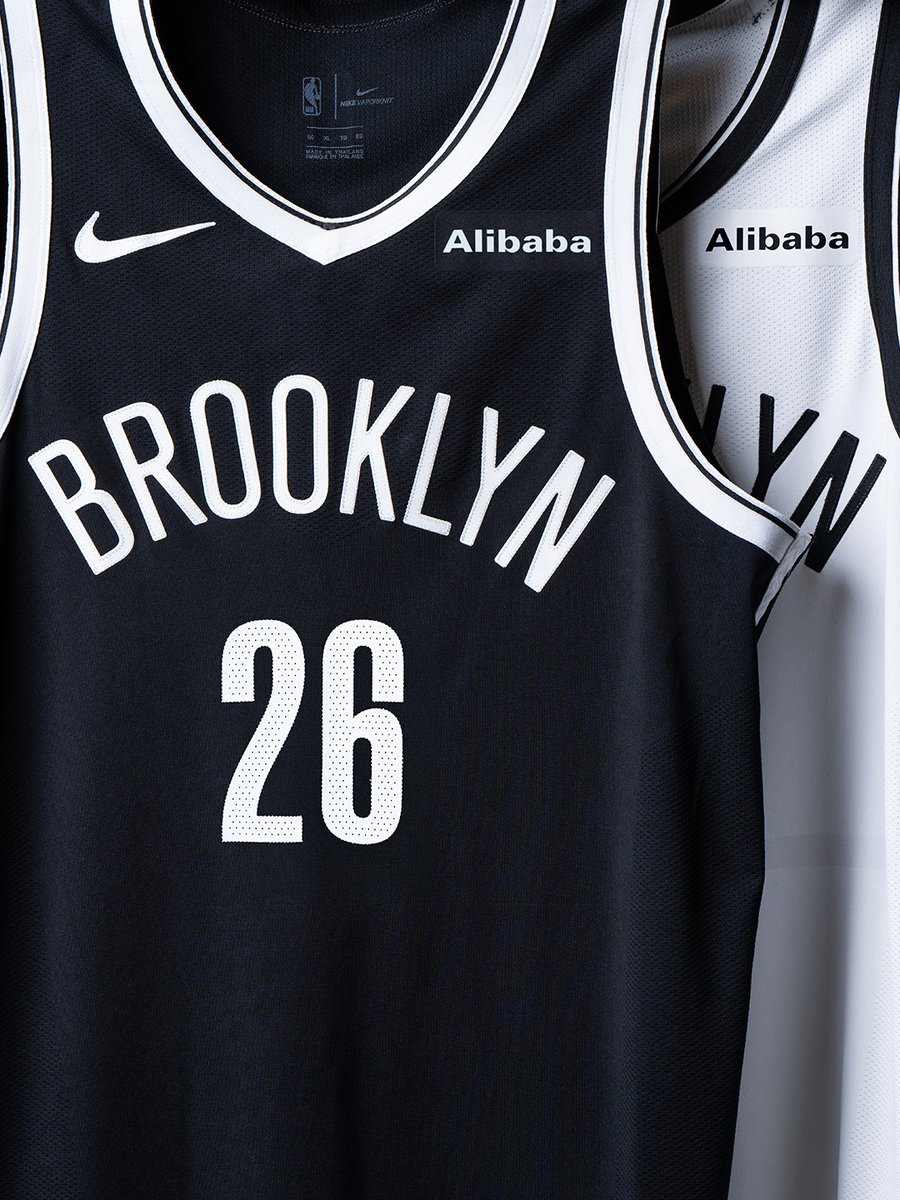 BrooklynNets's tweet photo. We’re proud to announce @AlibabaGroup as our official jersey patch and technology partner. https://t.co/hn451HrRS8