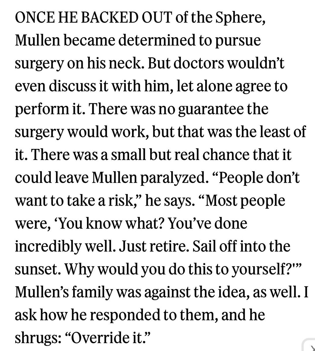 hiattb's tweet photo. Larry Mullen, Jr. told me he risked paralysis to rejoin U2 – that’s how much the band means to him. https://t.co/XK8X3L7cK7