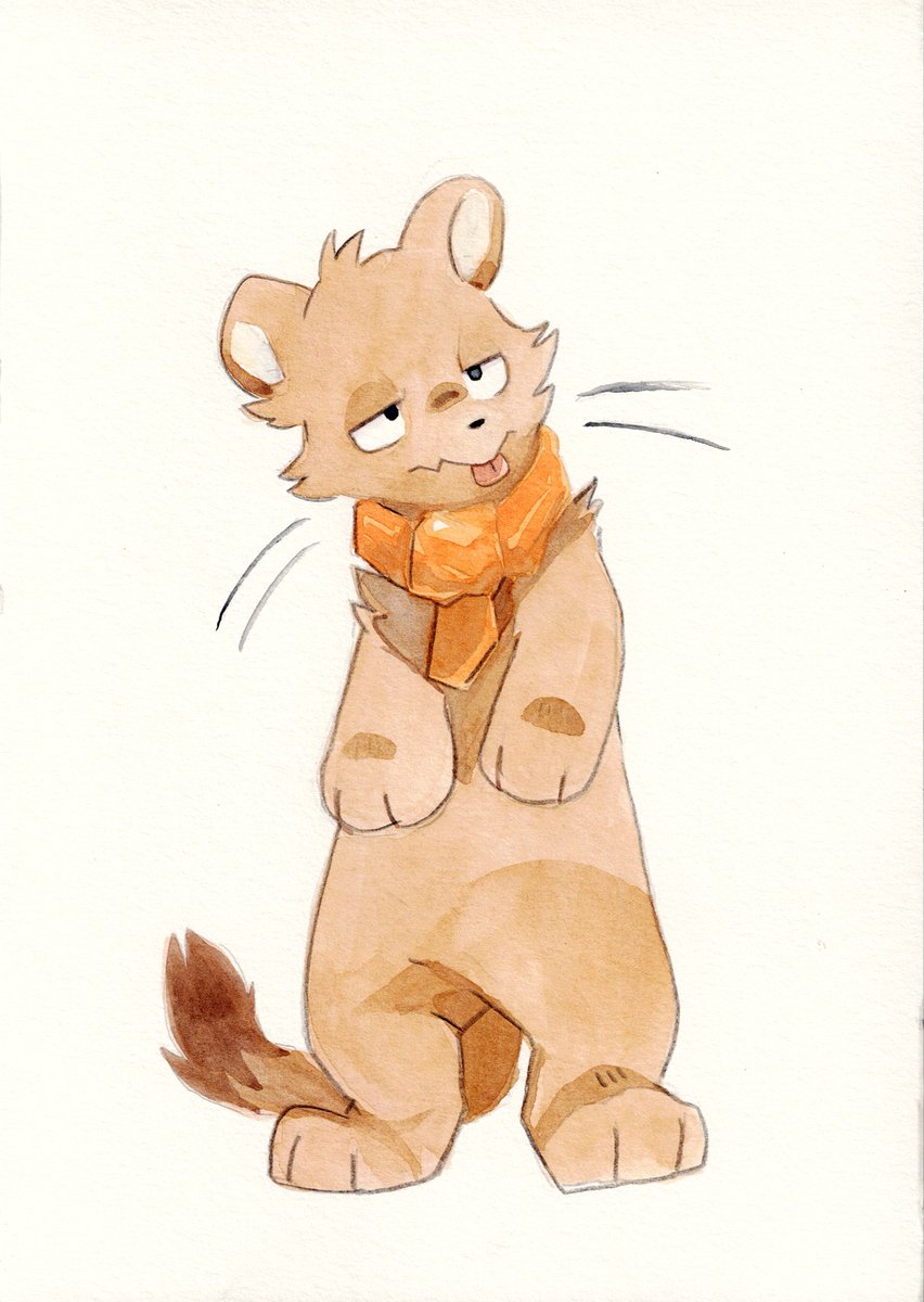 tinntira's tweet photo. Scarf Weasel https://t.co/kbqB7vcJUU