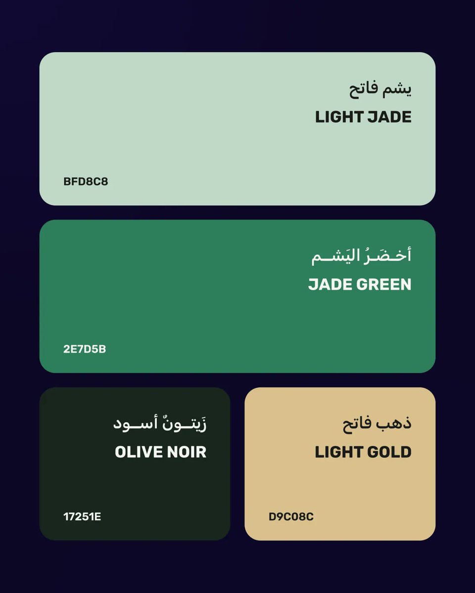 lamha_art's tweet photo. تنسيقات ألوان - #color_palette
المزيد على لمحة 👇🏻
https://t.co/We3pXlVjT0 https://t.co/I6Nc0DZxfR