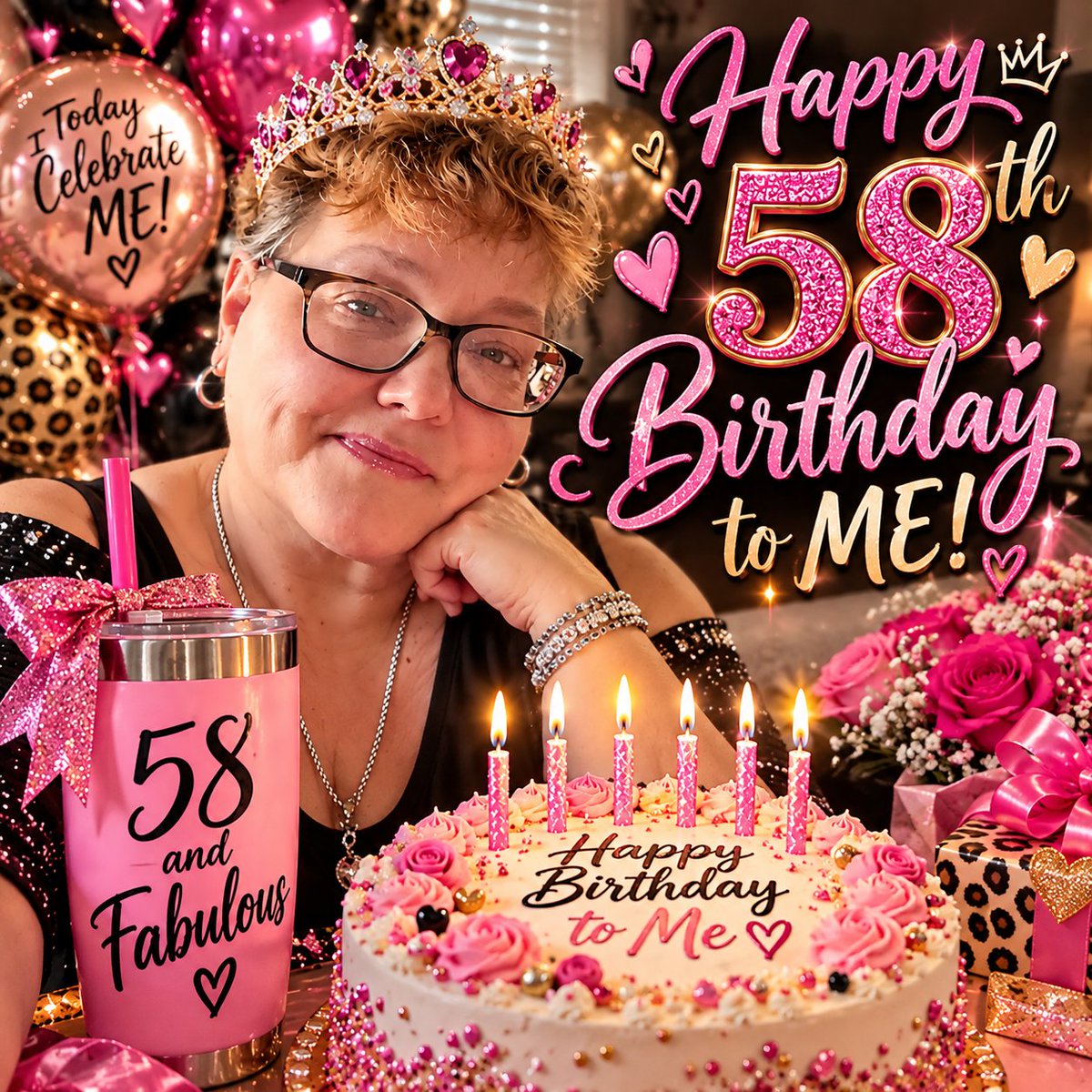 gkay928's tweet photo. “Happy 58th Birthday to ME! 🥳🎂💖
58 years of memories, lessons, love, laughter, and becoming the woman I am today. I’m grateful for every blessing, every person who loves me, and every chapter that brought me here. Here’s to 58 and FABULOUS! 💕✨👑
Today I celebrate ME! 🎉” https://t.co/Al8RJvhGZH