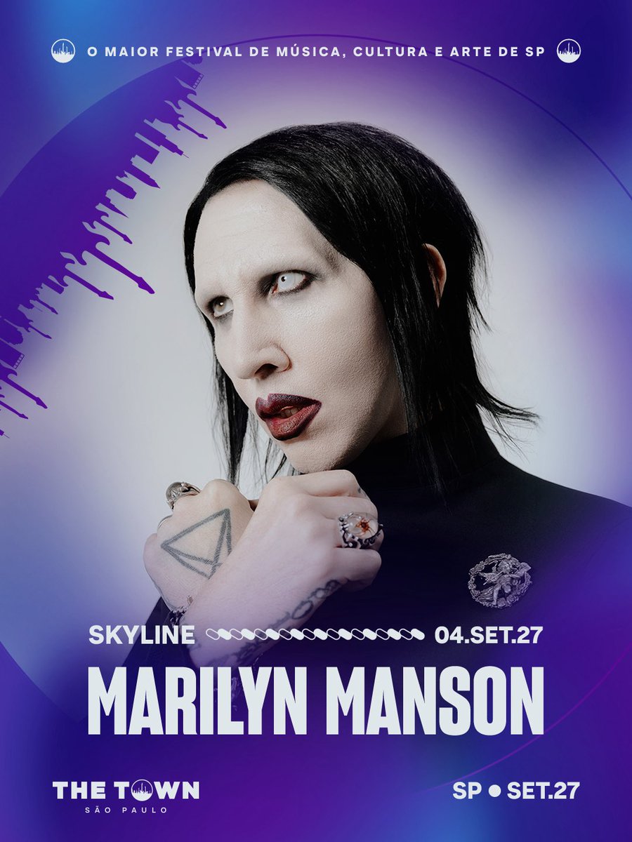 marilynmanson's tweet photo. Marilyn Manson will be performing with Slipknot in London & South America in 2027.

Presale starts Wednesday, 9/30 with password: SICEST

Tickets available at https://t.co/9AmQqAxZM8

7/03 - London, UK - Wembley Stadium

9/04 - São Paulo, Brazil - The Town Festival
9/08 - Buenos Aires, Argentina - Estadio Huracán 
9/12 - Santiago, Chile - Estadio Nacional
9/14 - Lima, Peru - Estadio Nacional
9/16 - Bogota, Colombia - Vivo Claro