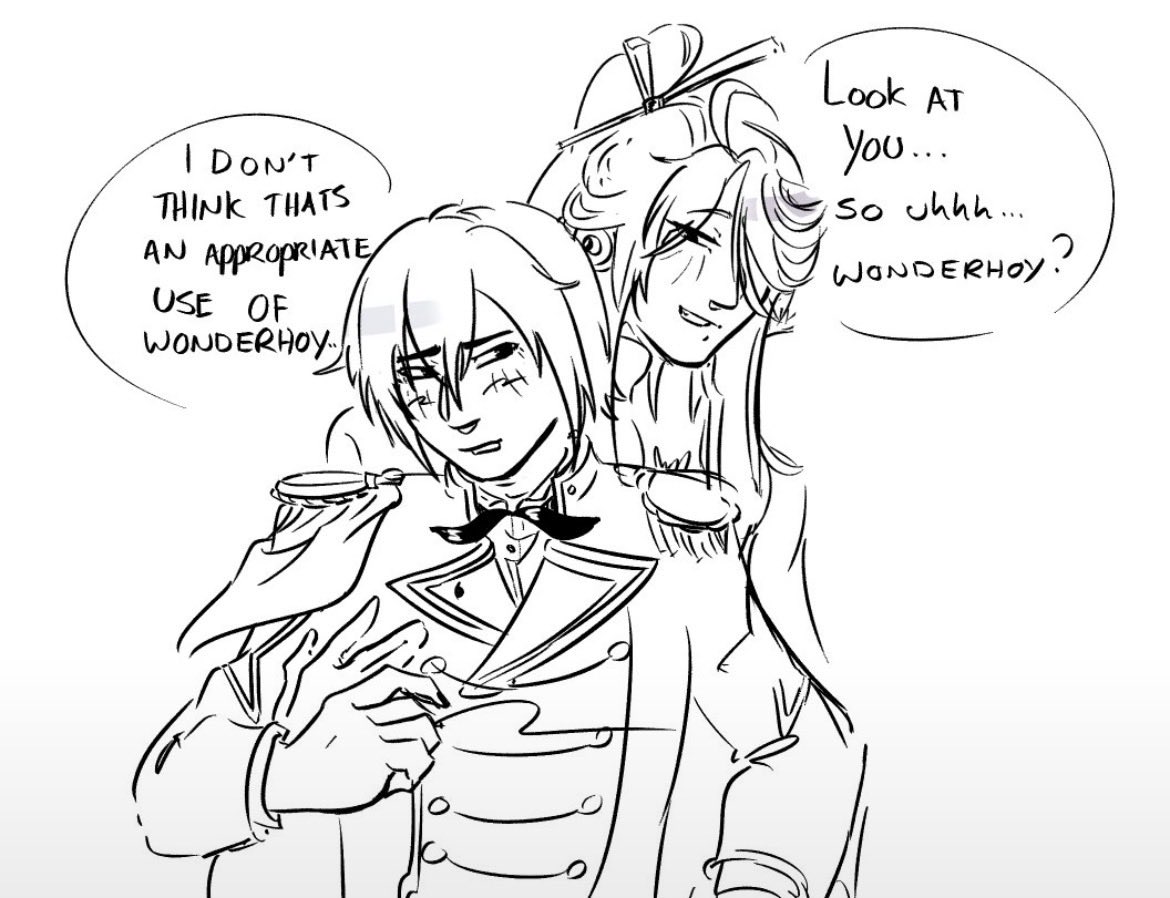 Fritzmeisterz's tweet photo. @yyeojj_ They’re in love but it’s funny because no one except kaito and miku know he’s there for a good few years until len gets scared and thinks someone somehow snuck into the sekai he’s just covered in like rainbow soot https://t.co/qGYoVi454j