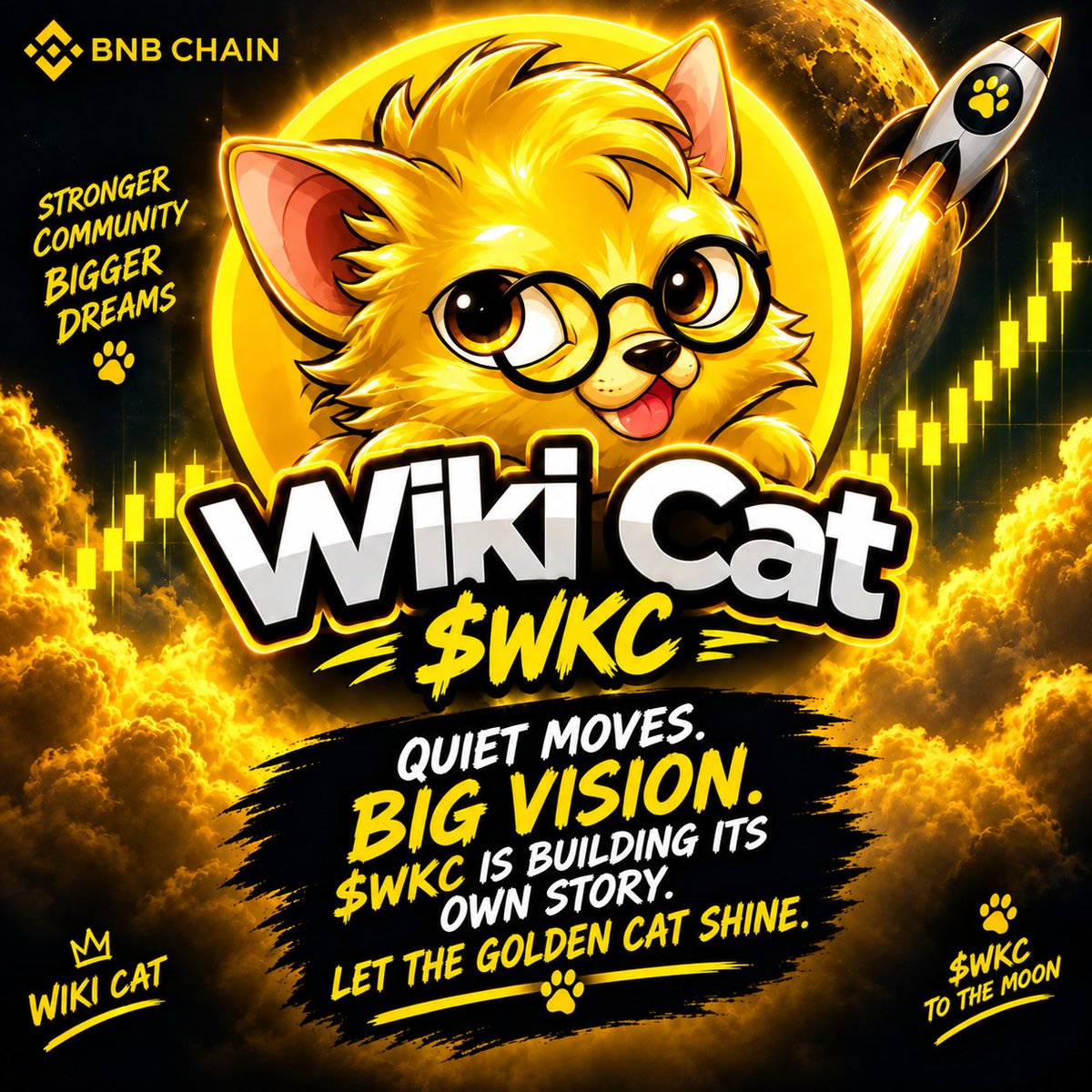 Finekess10's tweet photo. 🐱🔥 Quiet moves. Big vision. $WKC is building its own story. Let the golden cat shine. 🚀✨
#WKC #WikiCat https://t.co/CgAyH0NpRV