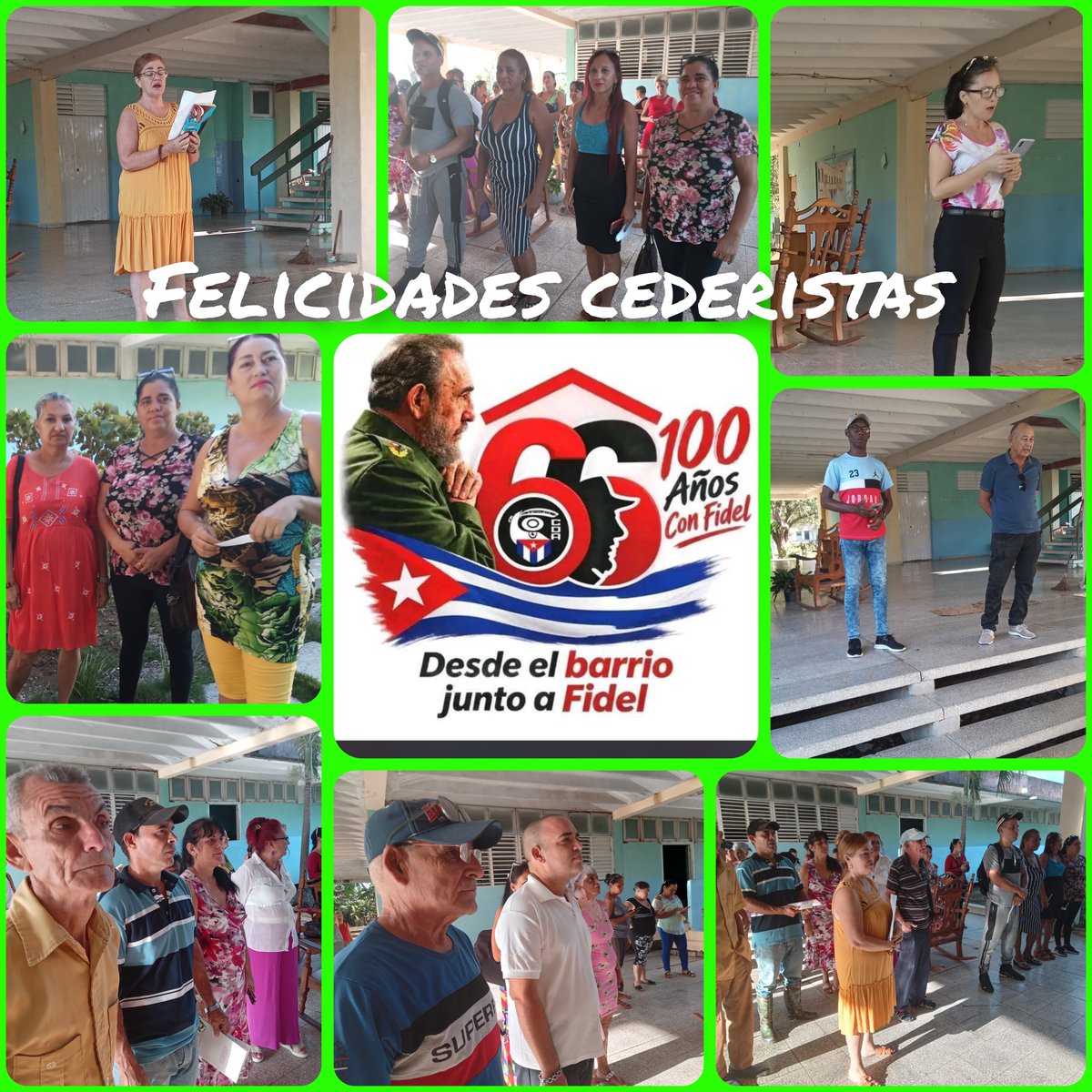 CuetoEducadores's tweet photo. En Matutino especial dedicado al aniversario 66 de la fundación de los @cdr_cuba destacó el legado de Fidel y la firmeza revolucionaria del pueblo cubano. @PartidoPCC @CubaMined @DPEHolguin @NelsyYamirka @edelzm1 @telecristaltv #CubaEstáFirme #CubaVencerá #Cueto https://t.co/4W010q080O