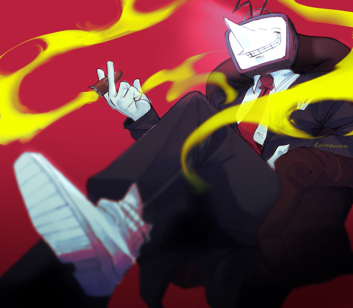 Cushioooon's tweet photo. Guess who redraw this piece #defernull #tenna #deltarune https://t.co/KyypzOSzun