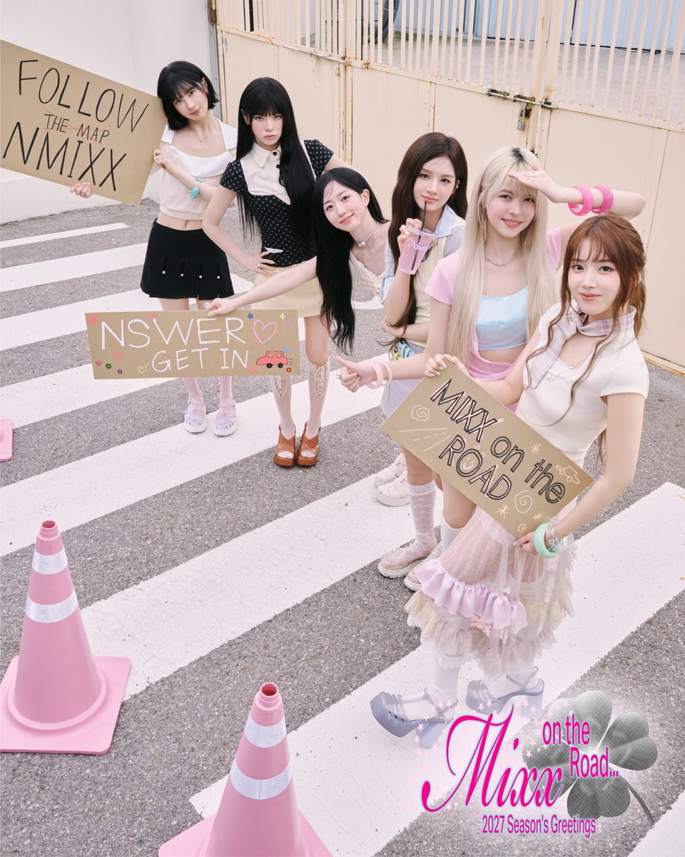 NMIXX_official's tweet photo. NMIXX 2027 Season's Greetings <MIXX ON THE ROAD> 🍀

🛣️ PRE-ORDER
2026.10.06 TUE 14:00 - 10.14 WED 23:59 (KST)

𝖢𝗈𝗆𝗂𝗇𝗀 𝖲𝗈𝗈𝗇🚙

#NMIXX #엔믹스
#2027SEASONSGREETINGS
#MIXX_ON_THE_ROAD https://t.co/liDpewkOvP