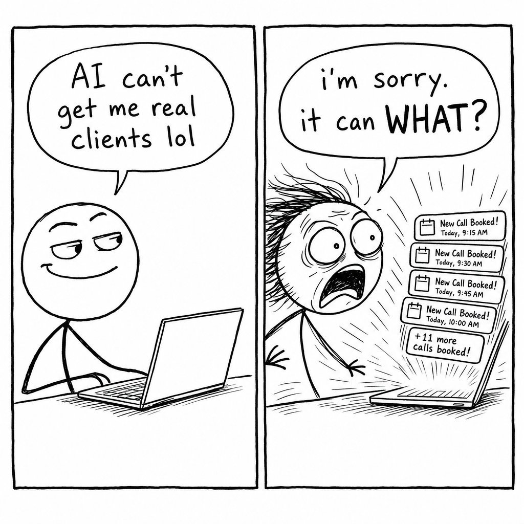 Blake_9BR's tweet photo. i'm sorry, Claude can WHAT?

it can take your website link, find people who need your product, email them and book the calls?

since when?? i've been doing this by hand for a YEAR.

ok. testing it: $30 free 👇

https://t.co/tSJmH3EoIY… https://t.co/RnyhpSwQ0J