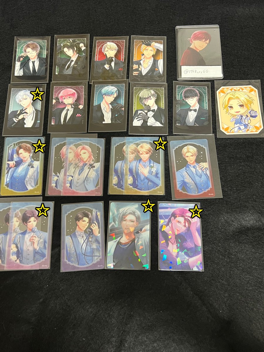 i768styEG's tweet photo. 【交換】ドラマト スタマイ フォト風カード クリアカード 

譲)画像1.2
求)定価譲渡(☆は無印同数以上含む場合優先)、HiB服部

10日ナンジャタウン手渡し優先、郵送可能です。
お気軽にお声がけ下さい。 https://t.co/7jLEo66tuo