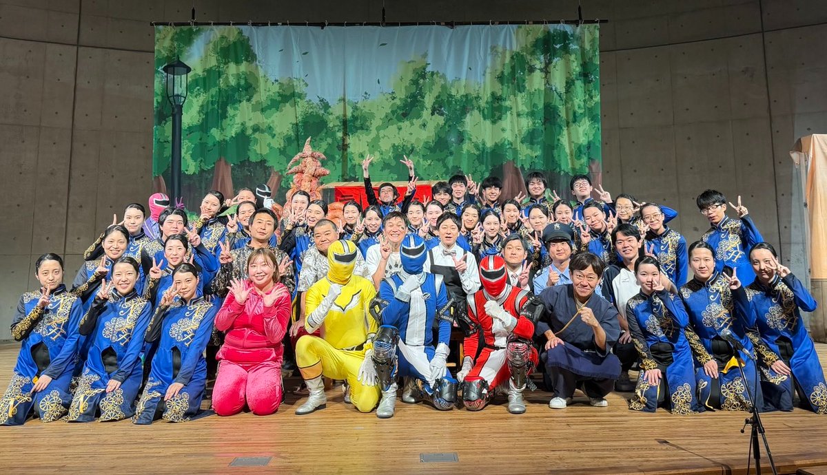 lovechan2_6's tweet photo. 九州新喜劇大分公演ありがとうございました🙇‍♀️✨
あいにくのお天気でしたがお越しいただき誠にありがとうございました！！
はまじさんと前説もしました🌈
川畑さん、新名さんをゲストに迎え、槻木レンジャー、中津北高等学校吹奏楽部のみなさんも出演していただきました！！
楽しい1日となりました💖💖 https://t.co/6drY1g83ui
