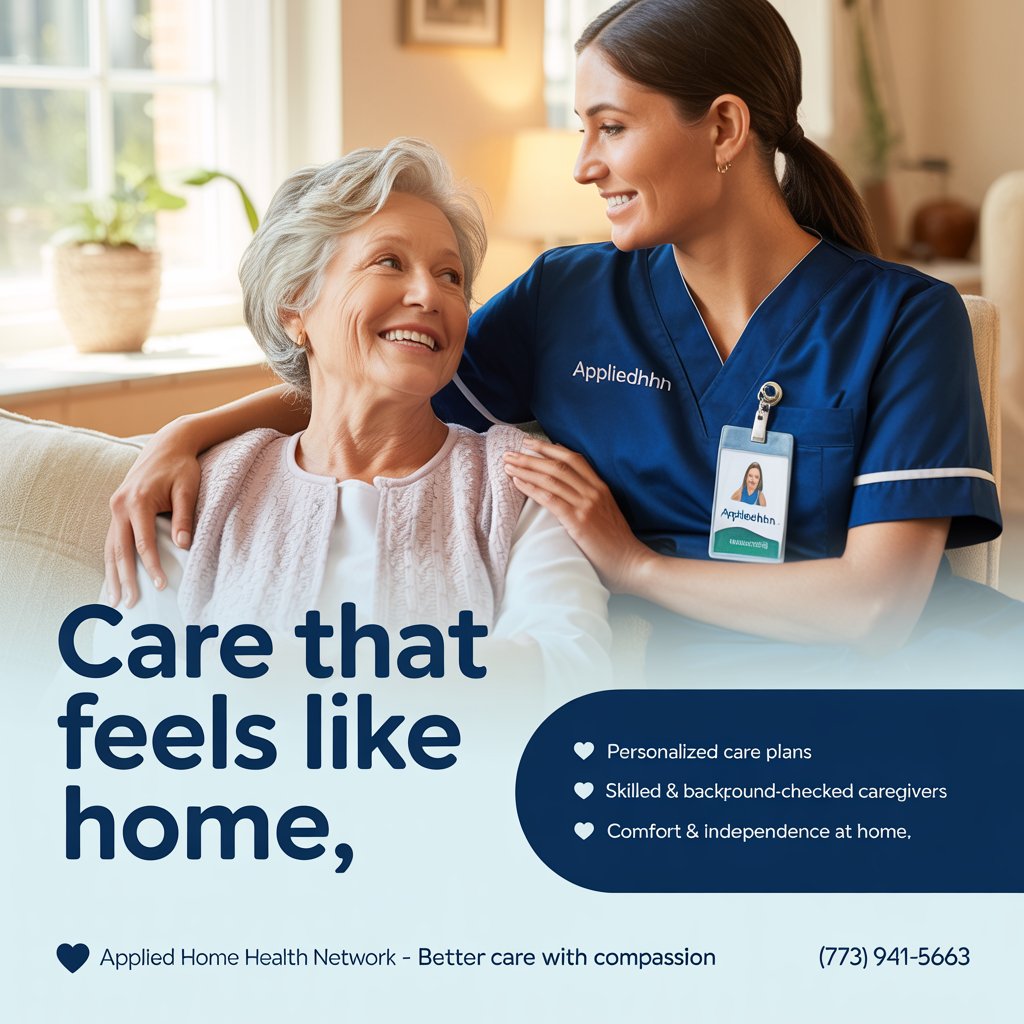 applied_hhn's tweet photo. At Applied Home Health Network, we believe quality home care should help older adults feel safe, supported, comfortable, and independent in the place they call home.

📞 Call (773) 941-5663 to learn more 

 #InHomeCare #Caregiving #SeniorWellness  #AgingInPlace https://t.co/0Rd6505NPm