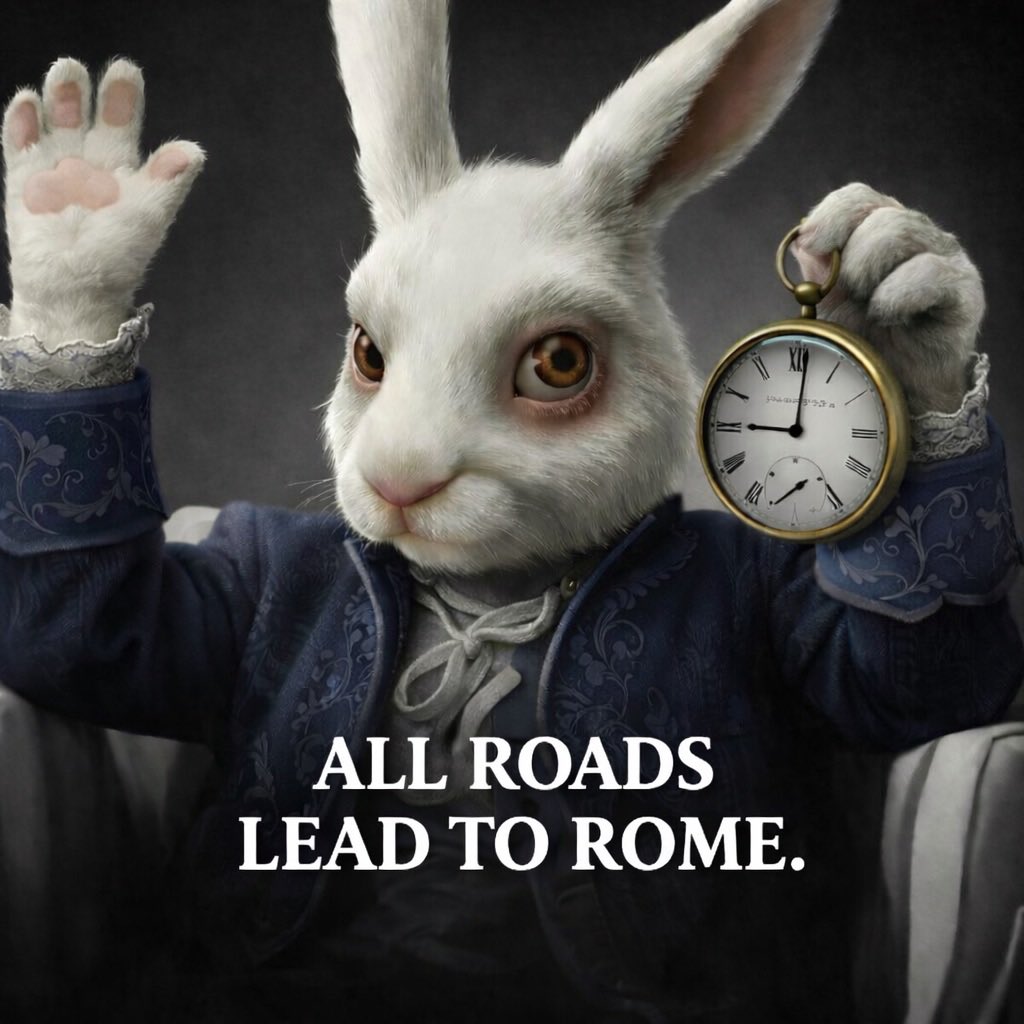 solromerabbit's tweet photo. @agrippa_muse All roads lead to rome indeed https://t.co/ShOgYB92t6