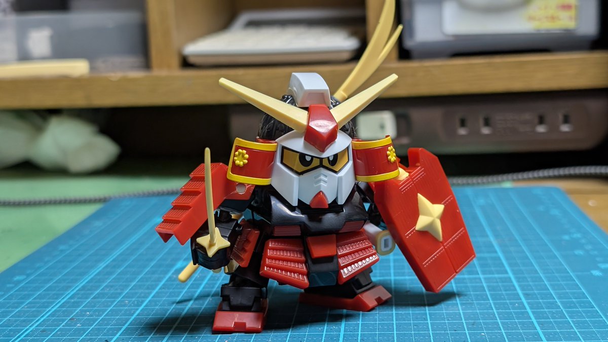 chrono1925's tweet photo. 元祖SDの武者頑駄無を可動化しました
造形が最高に良い
買って良かった https://t.co/oiUsr6XglZ