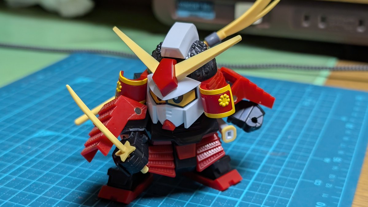 chrono1925's tweet photo. 元祖SDの武者頑駄無を可動化しました
造形が最高に良い
買って良かった https://t.co/oiUsr6XglZ