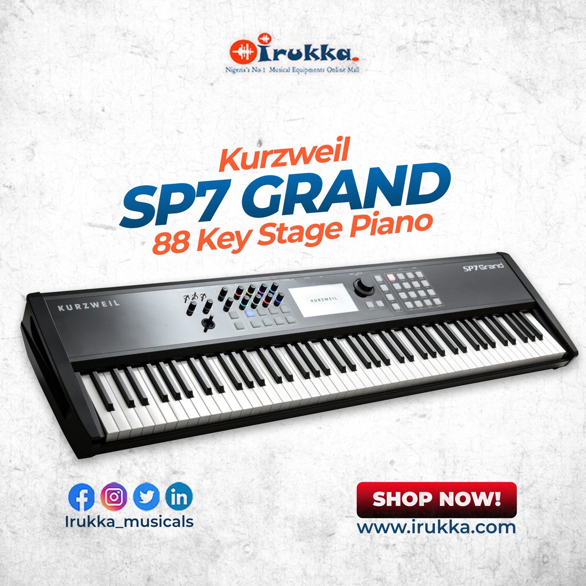 irukka_musicals's tweet photo. πΉ BIG SOUND. GRAND PERFORMANCE.
The #Kurzweil #SP7Grand is an 88-key #stagepiano built for expressive playing and professional soundβon stage, in the studio, or at church. π₯
π https://t.co/YDBCZW6S5c
π© DM to order/enquire.
@KurzweilMusic
#IrukkaOnline #NeverSettleForLess https://t.co/E4FnPFdZDe