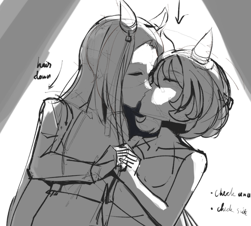 HolyPPPP's tweet photo. wip, still struggling with anatomy, but i'm experimenting ☺️🧪 https://t.co/JhdSOEPgYW