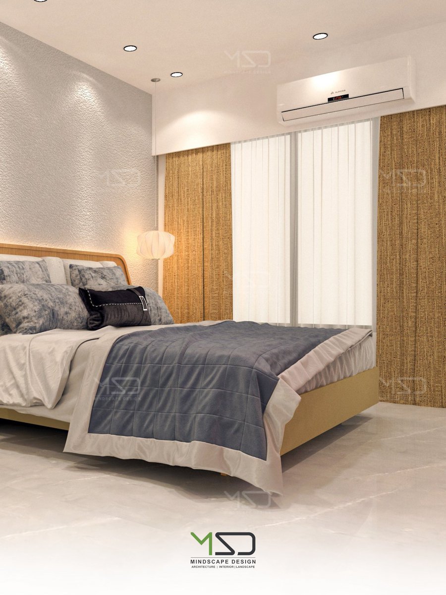 DesignMindscape's tweet photo. Concentric textured rings, a backlit circular mirror &amp; an asymmetrical timber headboard define this calm bedroom retreat. Designed by Mindscape Design. ✨

Ready to upgrade your home interior? DM us today!

#BedroomDesign #InteriorDesign #ModernHomes #HomeDecor #MindscapeDesign https://t.co/YQnzkizBRh