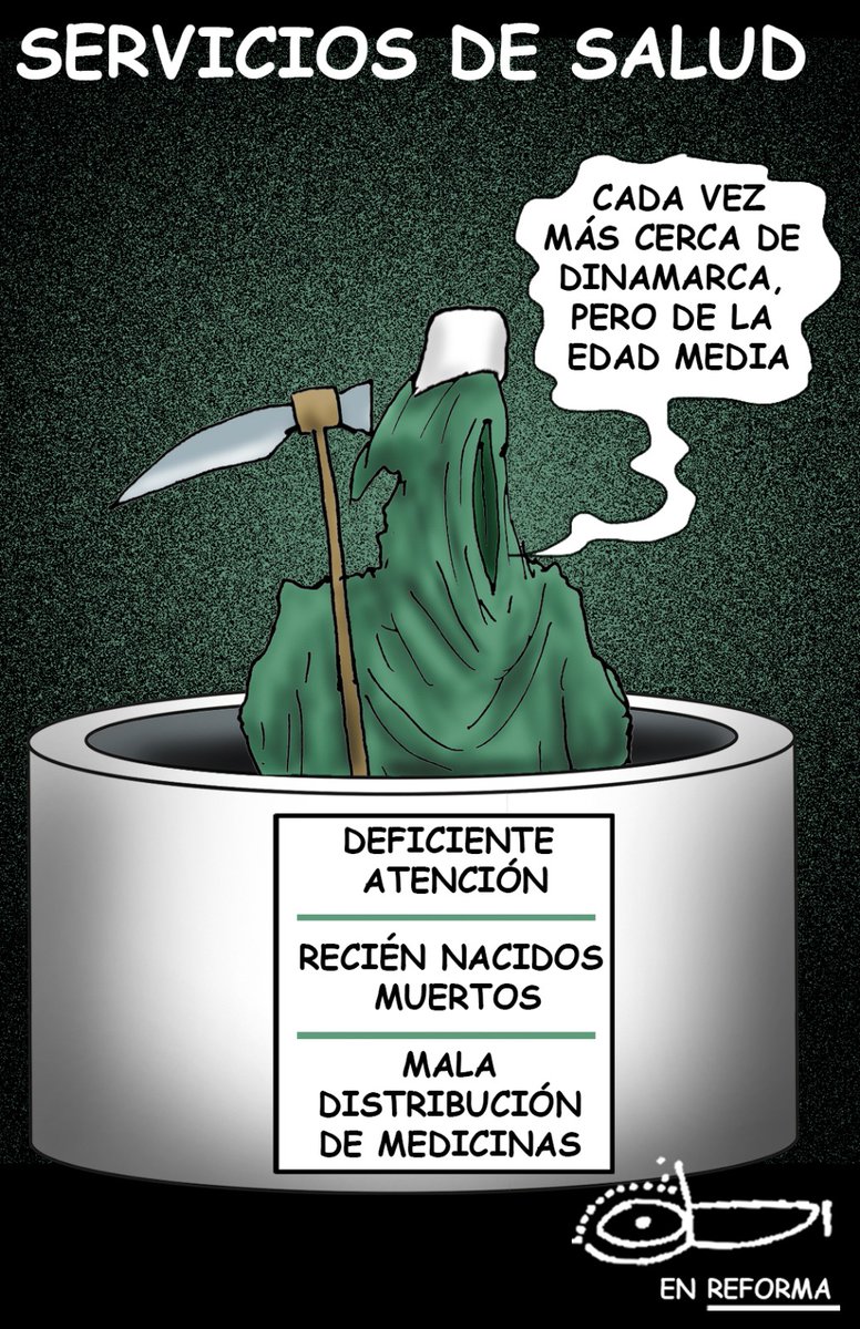 Reforma's tweet photo. Servicios de salud... Por @obititlan en @Reforma https://t.co/ep940BZLUL
