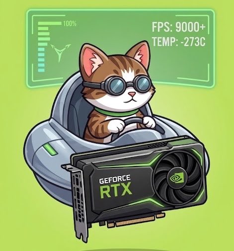 Rtxcats's tweet photo. Overclocking be like https://t.co/VUlh1X1Dqo
